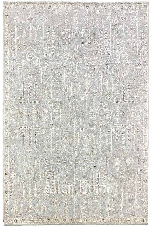 Arletta Hand-Knotted Wool Area Rug