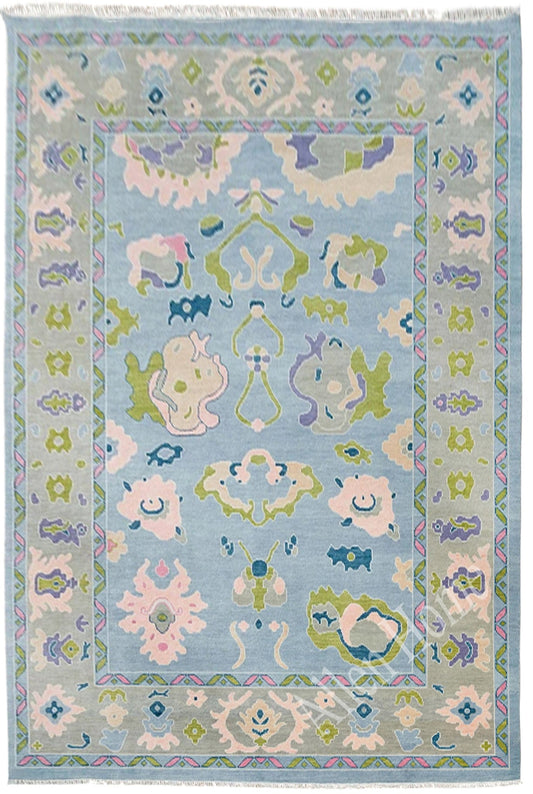 Bulana Hand-Knotted Wool Area Rug