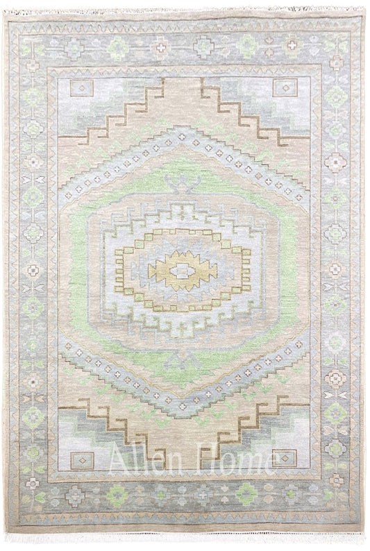 Francie Hand-Knotted Wool Area Rug