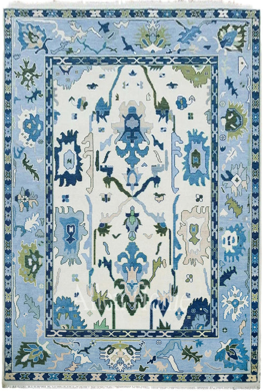Malika Hand-Knotted Wool Area Rug