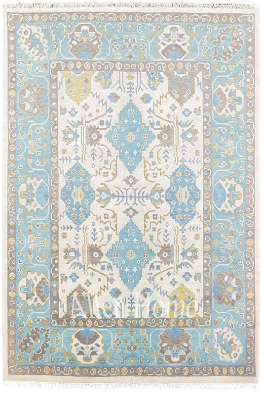 Roux Hand-Knotted Wool Area Rug